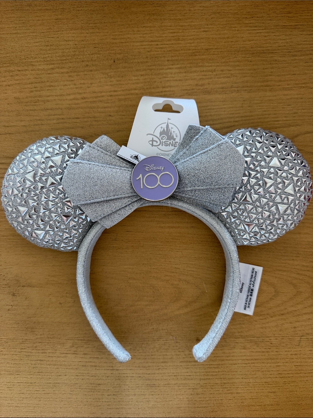 Disney Parks Cast Exclusive 100 Years of Wonder Minnie Mouse Ears Headband